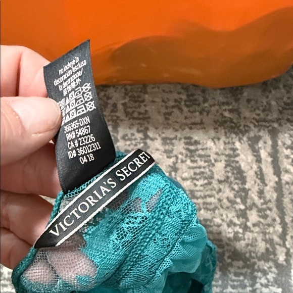 Victoria's Secret Teal Lace Babydoll - Picture 3 of 3